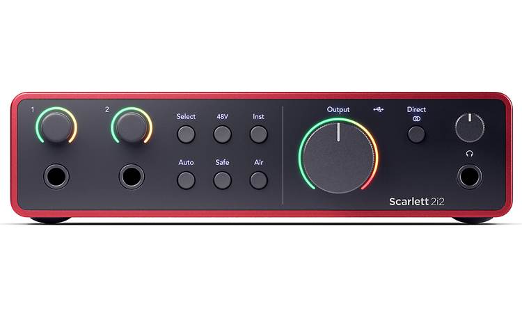 Focusrite Scarlett 2i2 USB 2.0 recording interface at Crutchfield