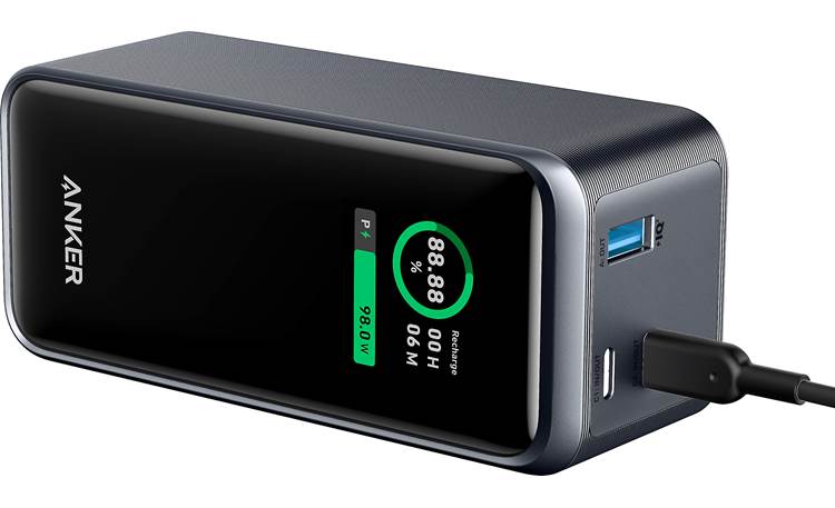 Anker Prime 20,000mAh Power Bank 200-watt portable charger — two USB-C  ports, one USB-A port at Crutchfield