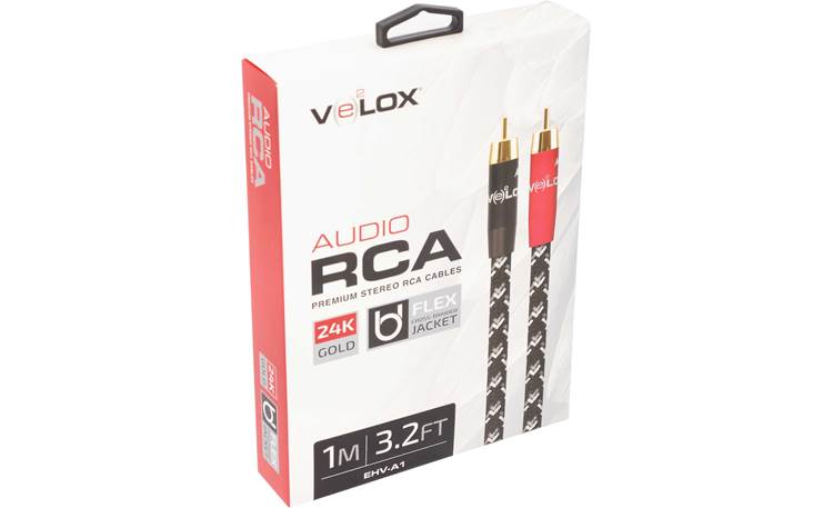 Ethereal Velox Stereo RCA Audio Cable (1 meter/3.3 feet) Pair of mono ...