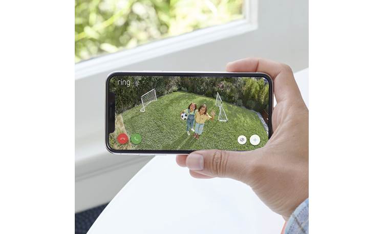 Ring Spotlight Cam Plus Plug-in View 1080p video from anywhere