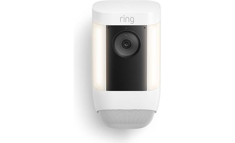 Ring Spotlight Cam Pro Battery 100% wire-free, weather-resistant home security camera with motion-activated LED spotlights