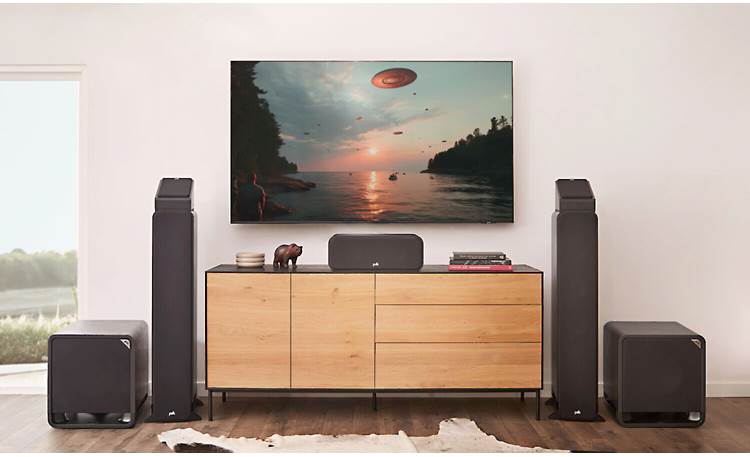 Polk Signature Elite ES90 Shown on matching Signature Elite floor-standing speakers (sold separately)