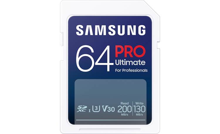 Samsung PRO Ultimate SDXC Memory Card Front