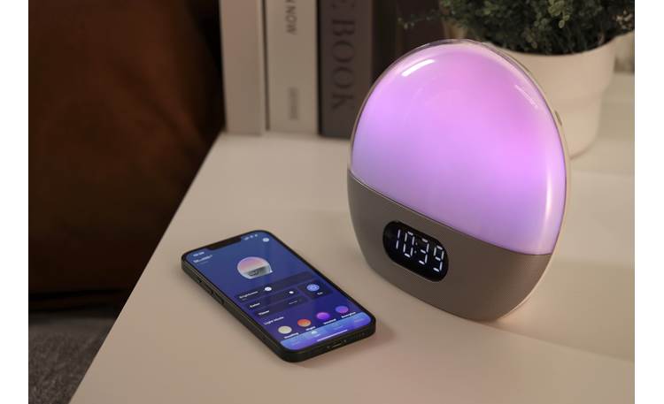 WiiM Wake-up Light (Polished silver) Smart sunrise alarm