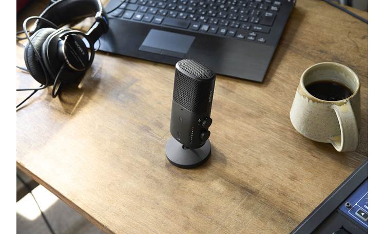 Sony ECM-S1 Microphone on included desktop stand