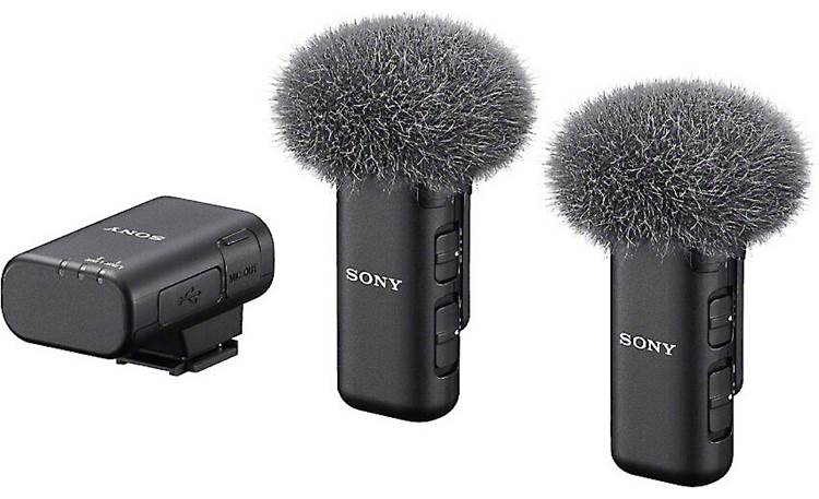 Sony ECM-W3 Receiver and transmitters with included wind screens 