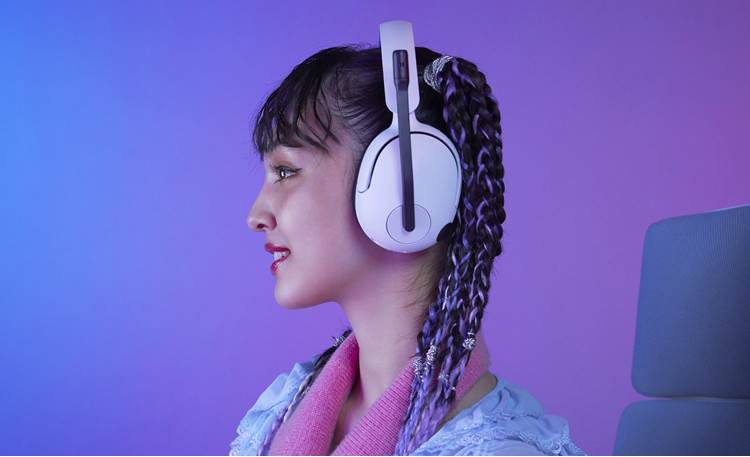 Sony INZONE H5 (White) Over-ear wireless gaming headphones