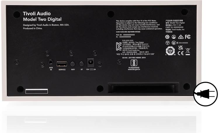 Tivoli Audio Model Two Digital AC Power Required