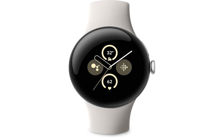 Google Pixel Watch 2 (Polished Silver case and Porcelain Active