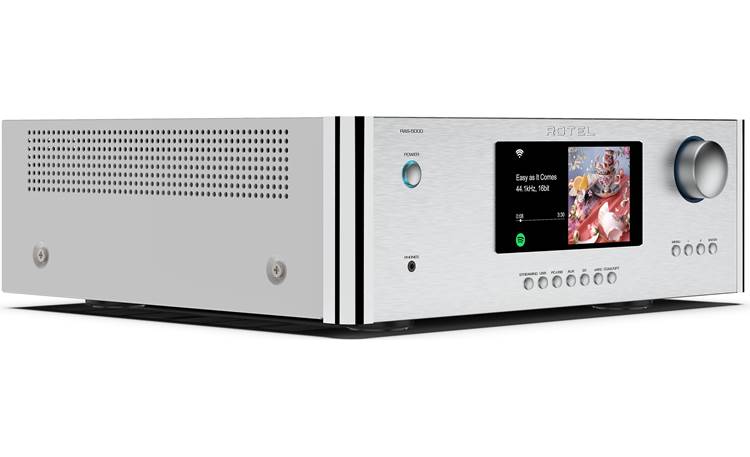 Rotel RAS-5000 Full color display shows album art from compatible source inputs.