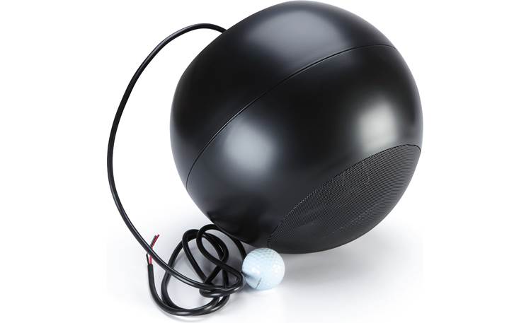 OSD Sphere6 Black golf ball shown for scale 