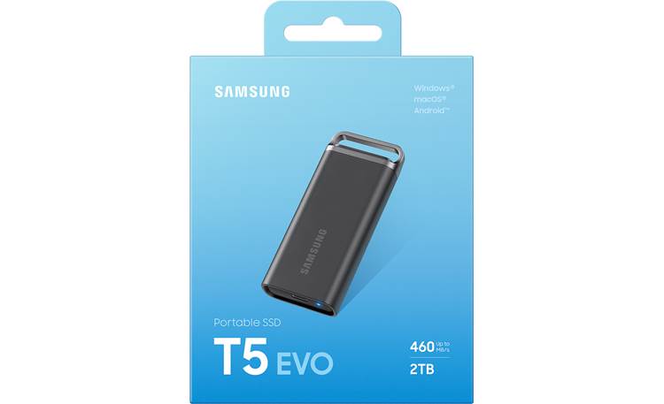 Samsung T5 EVO (2TB) Portable SSD with USB 3.2 at Crutchfield