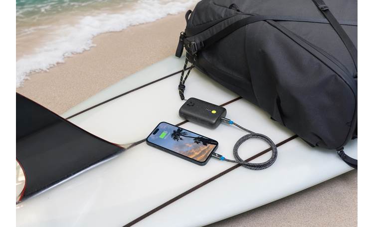 Nimble CHAMP Portable  Charger Great as a travel companion (bag, phone, surfboard, cable, and smooth waves not included)