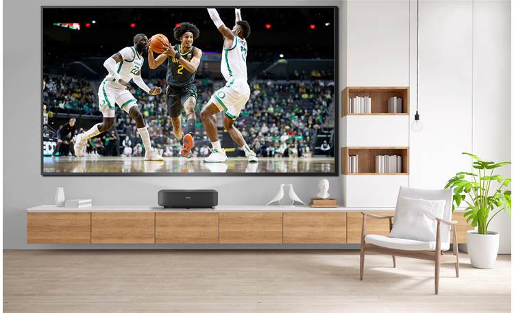 Epson EpiqVision® Ultra LS650 Ultra short throw design lets you place the projector very close to the screen