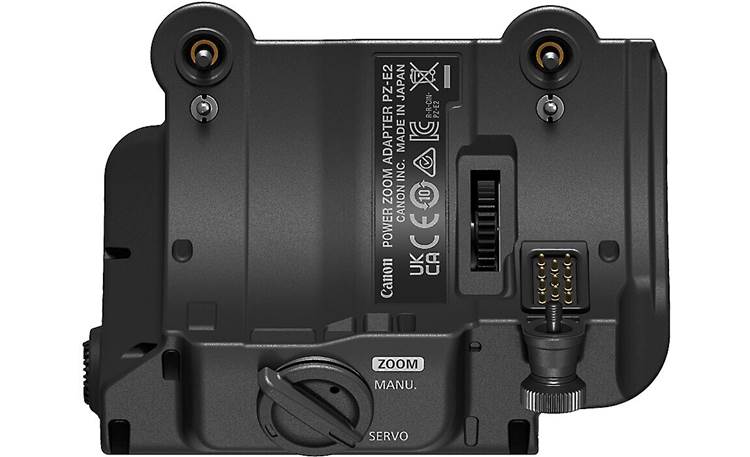 Canon PZ-E2 Switch easily between standard manual focus and servo-assisted power zoom