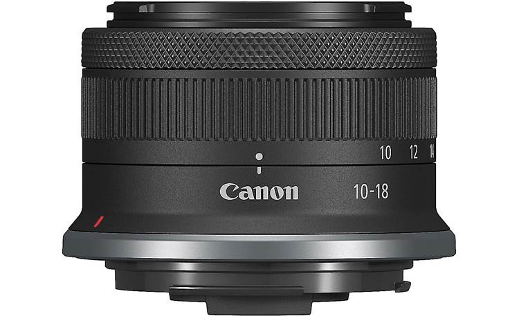 Canon RF-S 10-18mm f/4.5-6.3 IS STM Shown retracted with rear cap removed