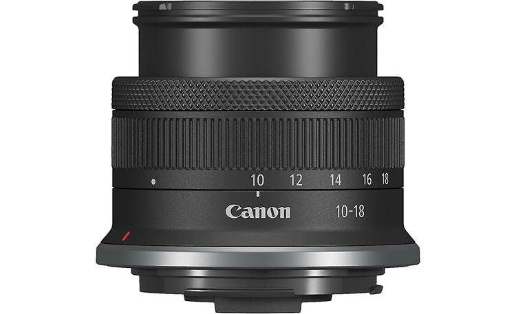Canon RF-S 10-18mm f/4.5-6.3 IS STM Shown extended with rear cap removed