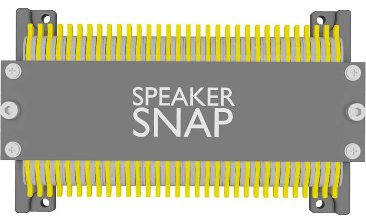 Speaker Snap Structured Wire Interface Snap-lock connections for up to 8 zones of distributed audio