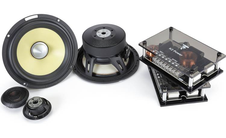  Focal ES 165 KX2 K2 Power 6-1/2 2-Way Component Speaker System  : Electronics