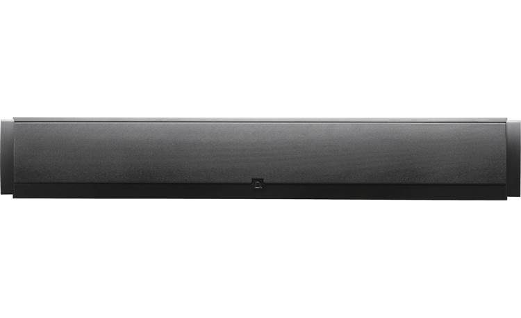 Definitive Technology Mythos® LCR-75 Symmetrical extensions let you adjust the speaker's width to match the TV
