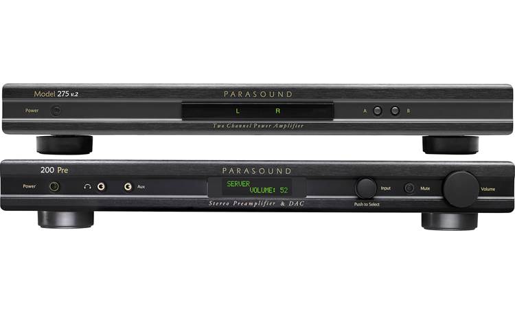 Parasound NewClassic 200 Pre/275 V.2 Stereo Preamp And Power Amp Bundle ...