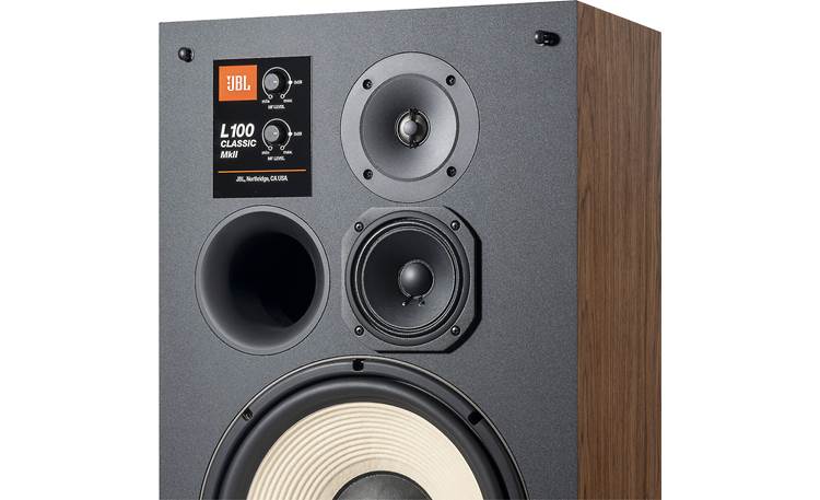JBL L100 Classic MkII Mid- and high-frequency attenuators let you dial in the speaker's sound