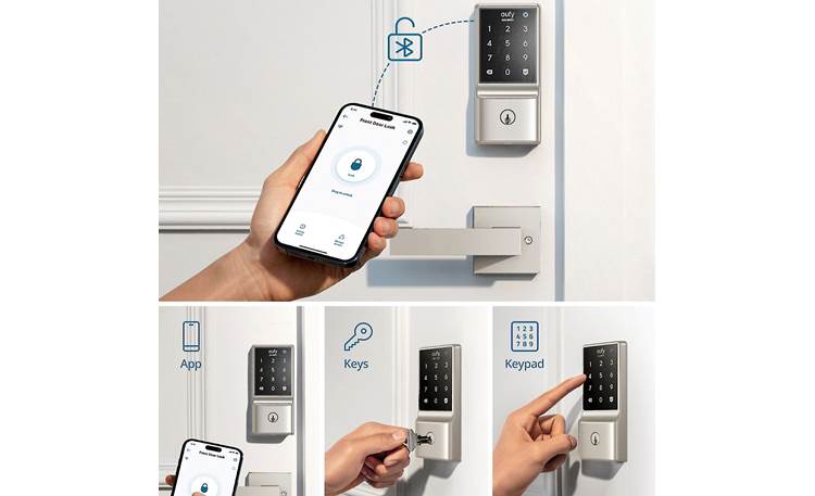 eufy by Anker Smart Lock C210 Coded entry is just one of the ways to operate the lock