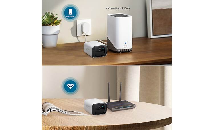 eufy by Anker SoloCam C210 Connects to your home Wi-Fi network or HomeBase 3 (sold separately)