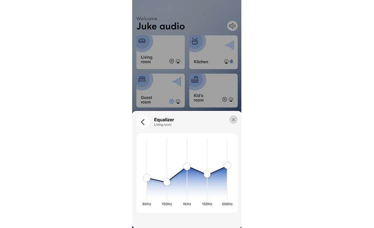 Juke Audio Juke+ The intuitive Juke app gives you independent EQs per zone