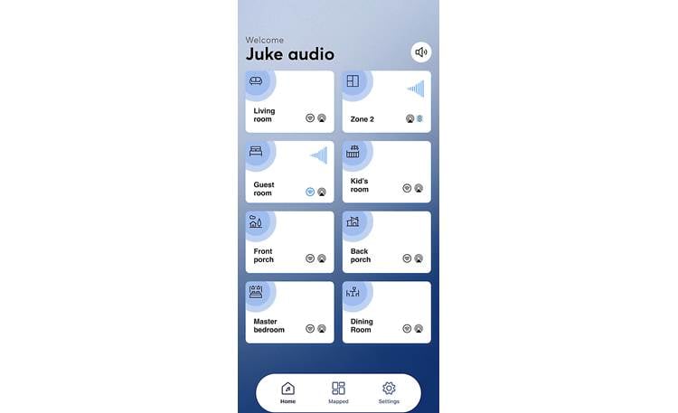 Juke Audio Juke+ You can set up, label, and group/ungroup individual zones through the Juke app and web interface