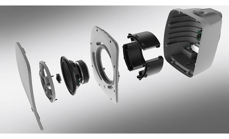 Klipsch PSM-650-T Exploded view of driver and cabinet assembly