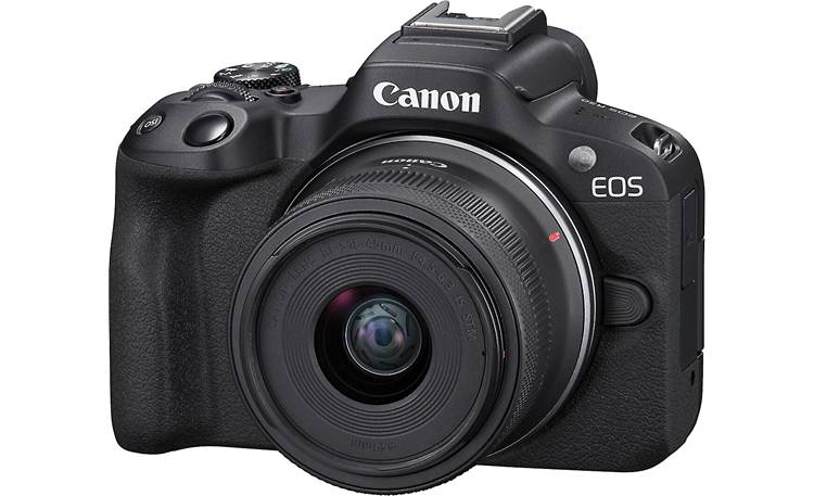 Canon EOS R50 Standard Zoom Kit 24.2-megapixel APS-C mirrorless camera with  RF-S 18-45mm f/4.5-6.3 IS STM lens, Wi-Fi®, and Bluetooth® at Crutchfield