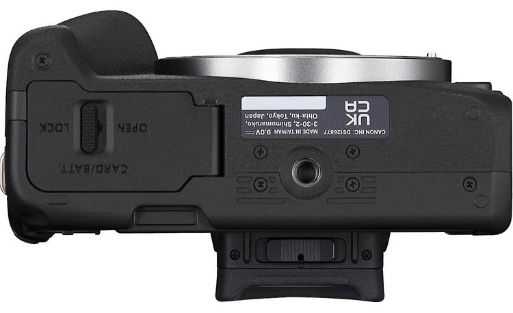 Canon EOS R50 Standard Zoom Kit Bottom view without lens