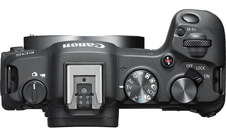 Canon EOS R8 Standard Zoom Kit Body-only top view showing multi-function hot shoe
