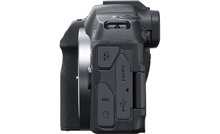 Canon EOS R8 Standard Zoom Kit Left side view without included lens