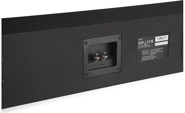 Definitive Technology Dymension DM20 Binding post terminals on the back