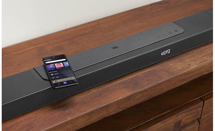 JBL Bar 700 Powered 5.1-channel sound bar with Bluetooth®, Wi-Fi, Apple AirPlay® 2, and Dolby Atmos® at Crutchfield
