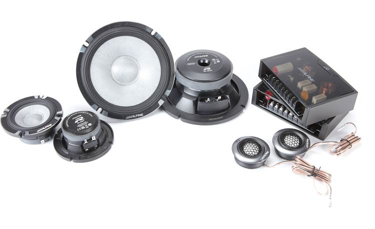 Alpine R2-S653 Next-Generation R-Series Pro 6-1/2" 3-way component speaker system at