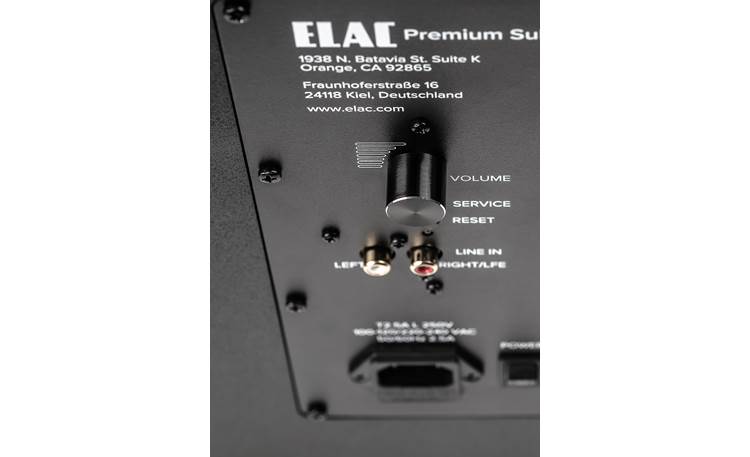 Elac Varro Ps350-bk 12 Premium Powered Subwoofer With Bash Amplification, Built-in Auto Eq System