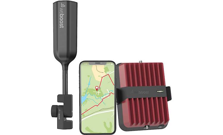 weBoost Drive Reach Overland Kit Free WeBoost app helps pinpoint nearest tower location (smartphone not included)