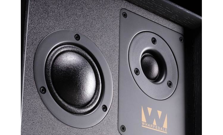Wharfedale Super Denton Close-up shot of the midrange and tweeter