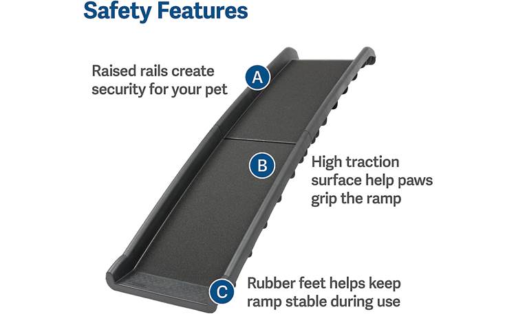 PetSafe Happy Ride® Folding Dog Ramp Foldable ramp for pets up to 150 ...