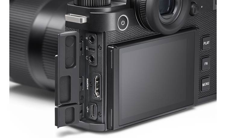 Leica SL3 (no lens included) HDMI, USB-C, and 3.5mm input and output (lens sold separately)