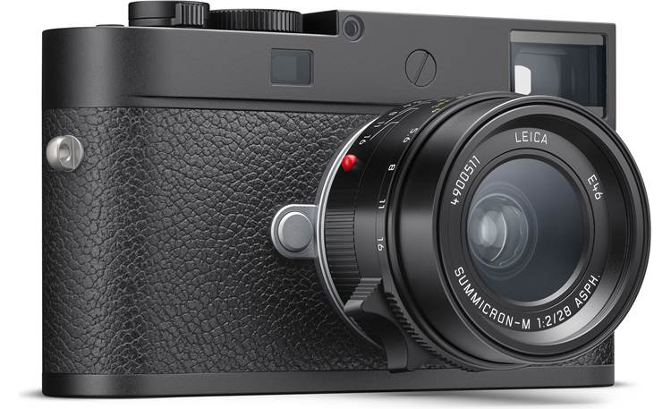 Leica M11-P (no lens included) Angled right view with lens (sold separately)