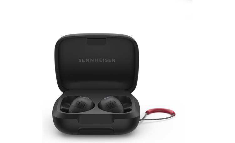 Sennheiser Momentum Sport Charging case banks enough power to recharge earbuds three times