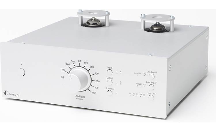 Pro-Ject Tube Box DS2 (Silver) Vacuum tube phono preamplifier for ...