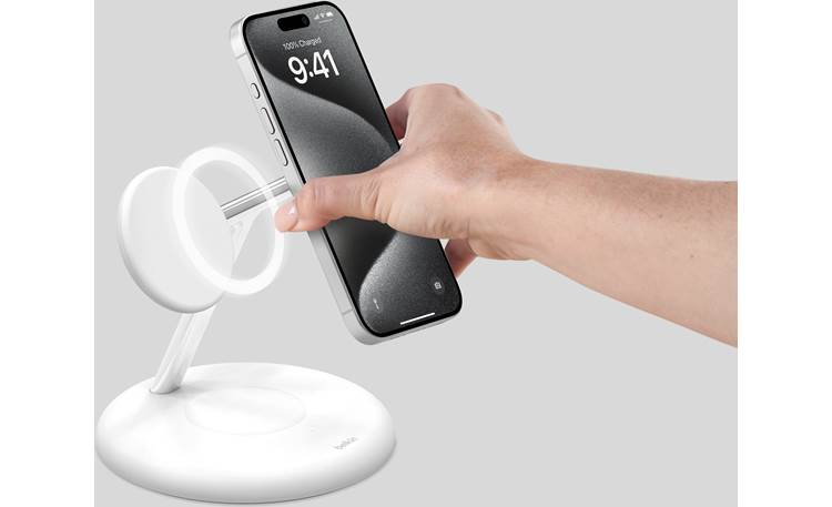 Belkin BoostCharge Pro Qi2 charger is compatible with MagSafe-enabled iPhones