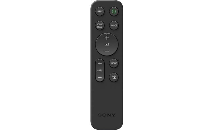 Sony BRAVIA Theater Bar 9 Includes remote control