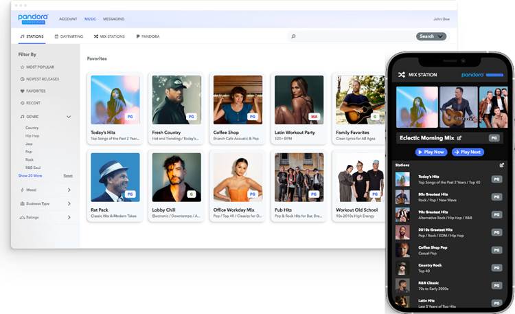 Pandora CloudCover CloudBox Browser- or app-based control