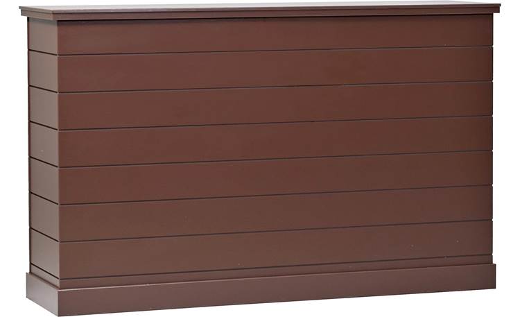 Large Outdoor Shiplap TV Lift Cabinet Left front